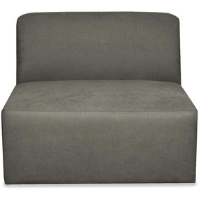 1,5-Sitzer INOSIGN Kelani Sofas Gr. B/H/T: 90 cm x 73 cm x 93 cm, Webstoff fein, grau (taupe) 2-Sitzer Sofas mit dekorativer Knopfsteppung an den Armlehnen