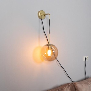 Wandleuchte mit Arm 1-flammige Nickelsville
