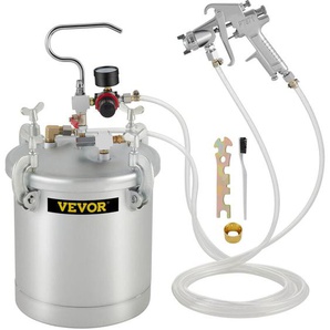 10 LFarbspritzpistole, 30 psi Farbbehälter, Farbsprühsystem Lackhalter zum Auftragen von Wasserfarbe, Flecken, Lack, Lacken, feine Oberflächen für