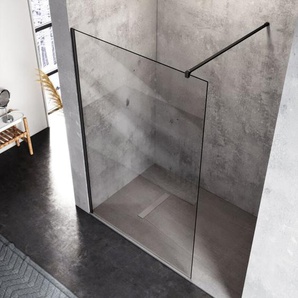 10mm Walk in Dusche Duschwände Duschabtrennung nano Klares Sicherheitsglass 120x200cm mit Stabilisator - Sonni