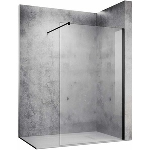 10mm Walk In Dusche Duschwand nano Klares Sicherheitsglas 120x200cm mit 120cm Stabilisierungsstange - Sonni