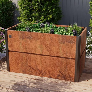 150 x 85 x 77 cm Hochbeet, Cortenstahl, Rost-Optik - (GFPV00791)