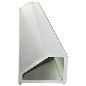 1500x14x10 mm Aluminium (t) Schwallschutz - Wasserabweiser - Bodenprofil - Eloxiert - Glaszentrum Hagen