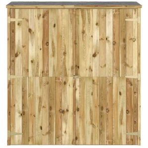 165 cm x 52 cm Geräteschuppen Steuben aus Massivholz