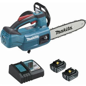 Makita - 18 v Li-Ionen 5 Ah 25 cm Baumsäge - 2 Akkus, Ladegerät - DUC254RT2