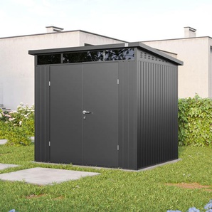 180 x 120 cm Gerätehaus, Umbragrau metallic - (GFPV00973)