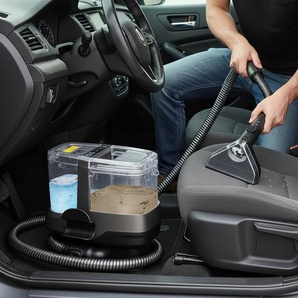 1800W Polsterreiniger Gerät mit Dampf & Sterilisation & Kalt- & Heißwasserreinigung Teppichreiniger