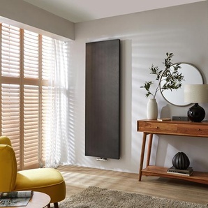 180cm x 60cm Vertikaler Design Flachheizkörper, in Grau-Finish - Rubi von Hudson Reed