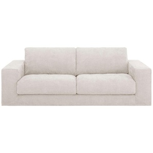 2,5-Sitzer 3C CANDY Asbury Sofas Gr. B/H/T: 230 cm x 85 cm x 107 cm, Struktur, beige (natur) Lounge-Sofa Lounge-Gartenmöbel mit abnehmbarer Husse