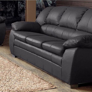 2,5-Sitzer COTTA Casino, braun, B:191cm H:88cm T:92cm, Luxus-Microfaser (100% Polyester), NaturLEDER, echtes Rindsleder, Sofas, Polstergarnitur, auch als Set erhältlich, Topseller