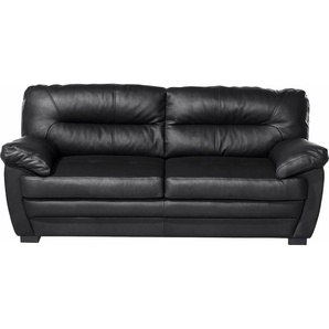 2,5-Sitzer COTTA Royale Sofas Gr. B/H/T: 190 cm x 86 cm x 90 cm, Luxus-Kunstleder, schwarz 2-Sitzer Sofas