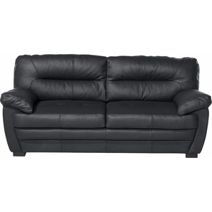 2,5-Sitzer COTTA Royale Sofas Gr. B/H/T: 190 cm x 86 cm x 90 cm, NaturLEDER, schwarz 2-Sitzer Sofas
