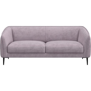 2,5-Sitzer FLEXLUX Belle Sofas Gr. B/H/T: 188 cm x 74 cm x 89 cm, Bouclé, lila (soft lavender) 2-Sitzer Sofas