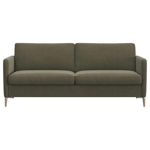 2,5-Sitzer FLEXLUX Fiore Sofas Gr. B/H/T: 181 cm x 85 cm x 92 cm, Struktur, grün (moss green) 2-Sitzer Sofas