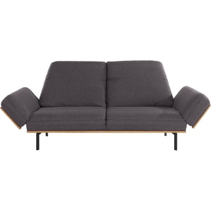 2,5-Sitzer INOSIGN Linny Sofas Gr. B/H/T: 252 cm x 95 cm x 95 cm, Struktur fein, schwarz (pepper) 2-Sitzer Sofas