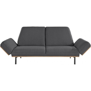 2,5-Sitzer INOSIGN Linny Sofas Gr. B/H/T: 252 cm x 95 cm x 95 cm, Struktur, grau (dunkelgrau) 2-Sitzer Sofas