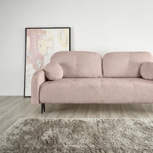 2,5-Sitzer LEONIQUE BLAISE Sofas Gr. B/H: 230 cm x 95 cm, rosa (rosé) 2-Sitzer Sofas