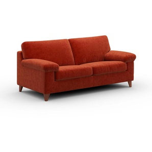 2,5-Sitzer MACHALKE diego Sofas Gr. B/H/T: 195 cm x 84 cm x 98 cm, Chenille ELOY, rot (rot eloy) 2-Sitzer Sofas