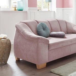 2,5-Sitzer SIT&MORE Santo Sofas Gr. B/H/T: 201 cm x 82 cm x 93 cm, Struktur weich, rosa (rose) 2-Sitzer Sofas mit Federkern