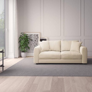 2,5-Sitzer Sofa Beige Webstoff Saia 189 x 79 x 106cm Modern