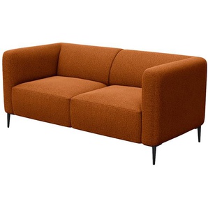 2,5-Sitzer Sofa Orange Webstoff Saia 175 x 74 x 88cm Modern