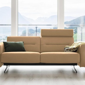 2,5-Sitzer STRESSLESS Stella Sofas Gr. B/H/T: 227 cm x 78 cm x 93 cm, Leder PALOMA, Armlehnen S1-mit Relaxfunktion, beige (sand paloma) 2-Sitzer Sofas