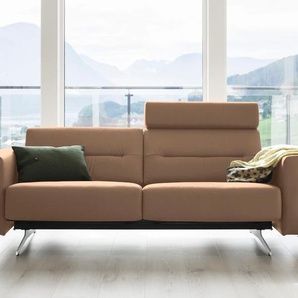 2,5-Sitzer STRESSLESS Stella Sofas Gr. B/H/T: 227 cm x 78 cm x 93 cm, Leder PALOMA, Armlehnen S1-mit Relaxfunktion, braun (copper paloma) 2-Sitzer Sofas