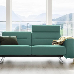 2,5-Sitzer STRESSLESS Stella Sofas Gr. B/H/T: 227 cm x 78 cm x 93 cm, Leder PALOMA, Armlehnen S1-mit Relaxfunktion, grün (aqua green paloma) 2-Sitzer Sofas