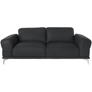 2,5-Sitzer W.SCHILLIG montanaa Sofas Gr. B/H/T: 212 cm x 78 cm x 94 cm, Longlife Xtra-Leder Z59, schwarz (schwarz z59) 2-Sitzer Sofas