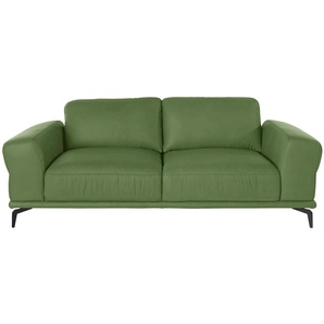 2,5-Sitzer W.SCHILLIG montanaa Sofas Gr. B/H/T: 212 cm x 78 cm x 94 cm, Longlife Xtra-Leder Z69, grün (green z69) 2-Sitzer Sofas