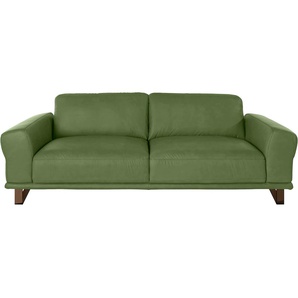2,5-Sitzer W.SCHILLIG montanaa Sofas Gr. B/H/T: 232 cm x 78 cm x 94 cm, Longlife Xtra-Leder Z69, grün (green z69) 2-Sitzer Sofas