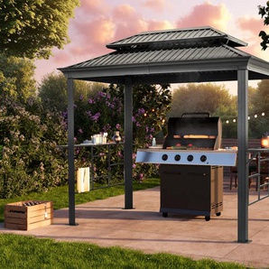 2,75x1,8 m Grillpavillon mit Stahldach - (300218)