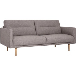 2-Sitzer ANDAS Brande Sofas Gr. B/H/T: 174 cm x 78 cm x 86 cm, Struktur fein, grau (taupe) 2-Sitzer Sofas