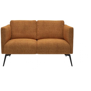 2-Sitzer ANDAS Horna Sofas Gr. B/H/T: 136 cm x 84 cm x 87 cm, Struktur, braun (bronze) 2-Sitzer Sofas