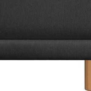 2-Sitzer ANDAS Maroon Sofas Gr. B/H/T: 200 cm x 82 cm x 96 cm, Struktur grob, Inklusive 4 Zierkissen, schwarz 2-Sitzer-Sofa Polstermöbel 2-Sitzer Sofas in skandinavischem Design, mit losen Kissen