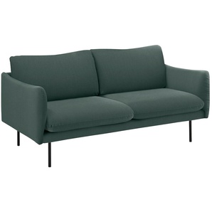 2-Sitzer ANDAS Mavis Sofas Gr. B/H/T: 170 cm x 80 cm x 91 cm, Struktur weich, grün (dunkelgrün) 2-Sitzer Sofas