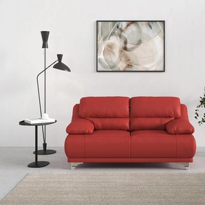 2-Sitzer COTTA Maranello Sofas Gr. H/T: 86 cm x 93 cm, Kunstleder SOFTLUX, rot 2-Sitzer Sofas