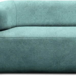 2-Sitzer DOMO COLLECTION 800012 Sofas Gr. B/H/T: 160 cm x 71 cm x 86 cm, Chenilleoptik, blau (petrol) 2-Sitzer Sofas Formschöner