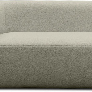 2-Sitzer DOMO COLLECTION 800012 Sofas Gr. B/H/T: 160 cm x 71 cm x 86 cm, Flausch, grau (taupe) 2-Sitzer Sofas