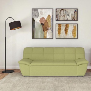 2-Sitzer DOMO COLLECTION Splash Sofas Gr. B/H/T: 211 cm x 76 cm x 96 cm, Webstoff, Aus FSC-zertifiziertem Holzwerkstoff, gelb (gelb, grün) 2-Sitzer-Sofa Polstermöbel 2-Sitzer Sofas