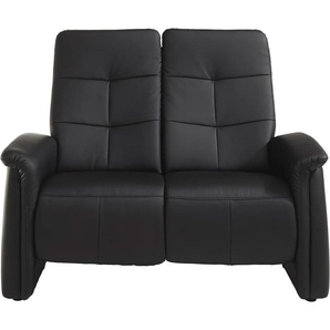 2-Sitzer EXXPO - SOFA FASHION Tivoli Sofas Gr. B/H/T: 140 cm x 109 cm x 97 cm, Kunstleder SOFTLUX, mit Rela x funktion, schwarz 2-Sitzer Sofas
