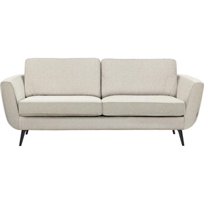 2-Sitzer FURNINOVA Smile Sofas Gr. B/H/T: 177 cm x 85 cm x 93 cm, Struktur, ohne Bettfunktion, weiß (snow) 2-Sitzer Sofas