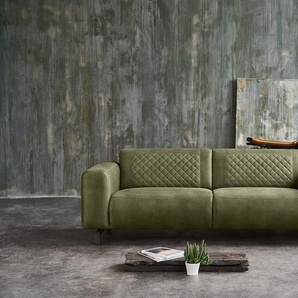 2-Sitzer HOME AFFAIRE Avila Sofas Gr. B/H/T: 190 cm x 77 cm x 94 cm, Kunstleder, grün 2-Sitzer Sofas
