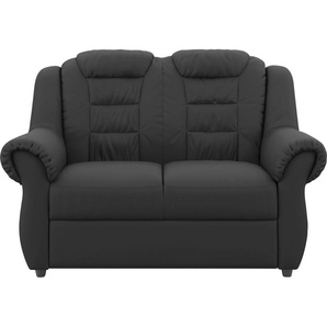 2-Sitzer HOME AFFAIRE Boston Sofas Gr. B/H/T: 145 cm x 102 cm x 101 cm, Kunstleder SOFTLUX, schwarz (black) 2-Sitzer Sofas