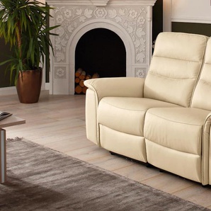 2-Sitzer HOME AFFAIRE Maldini Sofas Gr. B/H/T: 166 cm x 98 cm x 90 cm, Kunstleder, beige (creme) 2-Sitzer Sofas