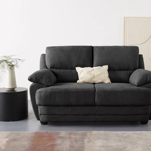 2-Sitzer HOME AFFAIRE Nebolo Sofas Gr. B/H/T: 174 cm x 97 cm x 100 cm, Microfaser, schwarz (black) 2-Sitzer Sofas