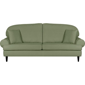 2-Sitzer HOME AFFAIRE Vitreux Sofas Gr. B/H/T: 188 cm x 95 cm x 100 cm, Struktur, grün 2-Sitzer Sofas auch im Bouclébezug, incl. Zierkissen