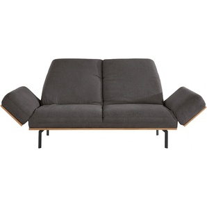 2-Sitzer INOSIGN Linny Sofas Gr. B/H/T: 232 cm x 95 cm x 95 cm, Chenille-Optik, grau (stone) 2-Sitzer Sofas