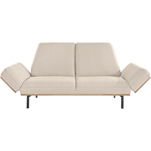 2-Sitzer INOSIGN Linny Sofas Gr. B/H/T: 232 cm x 95 cm x 95 cm, Struktur, beige (creme) 2-Sitzer Sofas