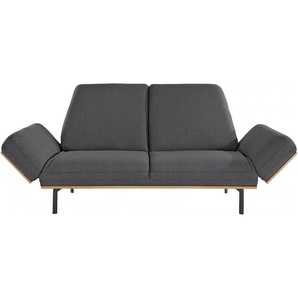 2-Sitzer INOSIGN Linny Sofas Gr. B/H/T: 232 cm x 95 cm x 95 cm, Struktur, grau (dunkelgrau) 2-Sitzer Sofas